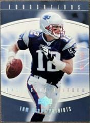 Tom Brady [Exclusive Rainbow Platinum] #58 Football Cards 2004 Upper Deck Foundations Prices
