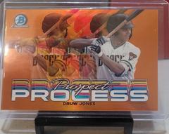 Druw Jones [Orange] Baseball Cards 2023 Bowman Chrome Prospect Process Prices