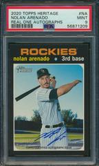 Nolan Arenado Baseball Cards 2020 Topps Heritage Real One Autographs Prices
