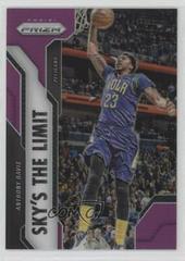 Anthony Davis [Purple Prizm] Basketball Cards 2016 Panini Prizm Sky's the Limit Prices