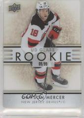 Dawson Mercer [Gold] Hockey Cards 2021 Upper Deck Ovation UD Glass Rookies Prices
