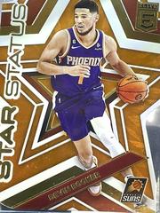 Devin Booker [Orange Die Cut] #10 Basketball Cards 2022 Panini Donruss Elite Star Status Prices