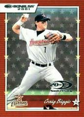 Craig Biggio #57 Baseball Cards 2001 Donruss Prices