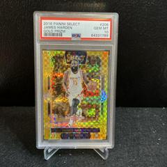 James Harden [Gold Prizm] #206 Basketball Cards 2016 Panini Select Prices