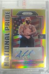 Gable Steveson [Gold] Wrestling Cards 2022 Panini Chronicles WWE National Pride Signatures Prices