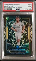 Luka Jovic [Yellow] #105 Soccer Cards 2019 Panini Obsidian Prices