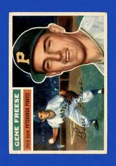 Gene Freese [White Back] #46 Baseball Cards 1956 Topps Prices