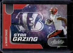 Ja'Marr Chase [Spectrum Red] #SG-17 Football Cards 2022 Panini Absolute Star Gazing Prices