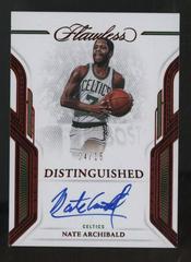 Nate Archibald [Ruby] #2 Basketball Cards 2022 Panini Flawless Distinguished Auto Prices