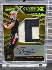 Bailey Zappe [Gold] #RXE-BZ Football Cards 2022 Panini XR Rookie Xcellence Autograph Swatches Prices
