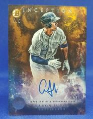 Aaron Judge [Orange] Baseball Cards 2016 Bowman Inception Prospect Autographs Prices