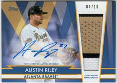 Austin Riley Baseball Cards 2022 Topps Update All Star Stitches Jumbo Patch Autographs Prices