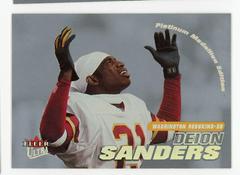 Deion Sanders [Platinum Medallion] Football Cards 2001 Ultra Prices