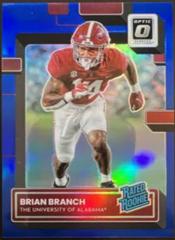 Brian Branch [Blue] #14 Football Cards 2023 Panini Chronicles Draft Picks Donruss Optic Rated Rookie Prices