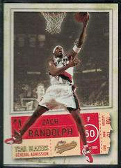 Zach Randolph #53 Basketball Cards 2004 Fleer Authentix Prices