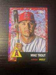 Mike Trout [Toile Cream Red] #50 Baseball Cards 2022 Topps Chrome Platinum Anniversary Prices