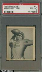 Leslie Horvath #71 Football Cards 1948 Bowman Prices