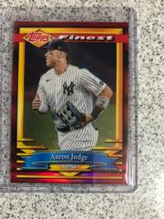 Aaron Judge [Red Refractor] #25 Baseball Cards 2021 Topps Finest Flashbacks Prices