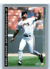 Mark Leonard #532 Baseball Cards 1993 Fleer Prices