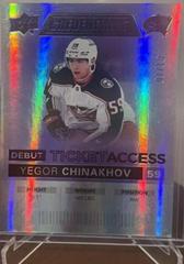 Yegor Chinakhov [Purple] #119 Hockey Cards 2021 Upper Deck Credentials Prices