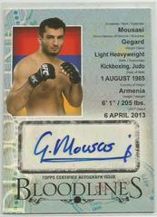 Gegard Mousasi [Autograph] #BL-GM Ufc Cards 2013 Topps UFC Bloodlines Bloodlines Prices