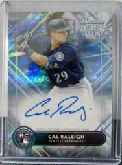 Cal Raleigh [Blue] #RA-CR Baseball Cards 2022 Bowman Sterling Rookie Autographs Prices