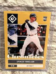 Spencer Torkelson [Gold] Baseball Cards 2022 Panini Chronicles Prices