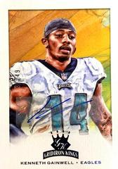 Kenneth Gainwell [Signature Blue] Football Cards 2021 Panini Chronicles Gridiron Kings Prices