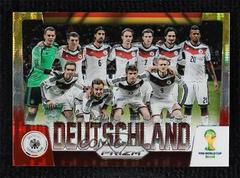 Deutschland [Yellow & Red Pulsar] #15 Soccer Cards 2014 Panini Prizm World Cup Team Photos Prices