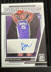 Davion Mitchell Basketball Cards 2021 Panini Donruss Optic Rookie Dominators Signatures Prices