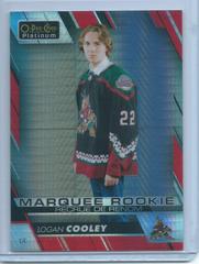 Logan Cooley [Red Prism] Hockey Cards 2023 O-Pee-Chee Platinum Preview Prices