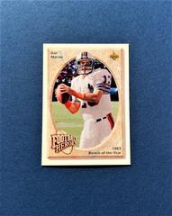 Dan Marino [1983 Rookie of the Year] #29 Football Cards 1992 Upper Deck Heroes Prices
