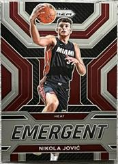 Nikola Jovic #17 Basketball Cards 2022 Panini Prizm Emergent Prices