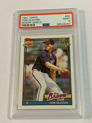 Tom Glavine #82 Baseball Cards 1991 Topps Desert Shield Prices