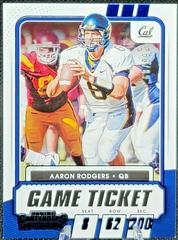 Aaron Rodgers [Blue] #6 Football Cards 2021 Panini Contenders Draft Picks Prices