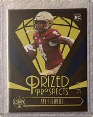 Zay Flowers [Indigo] #PP-25 Football Cards 2023 Panini Legacy Prized Prospects Prices