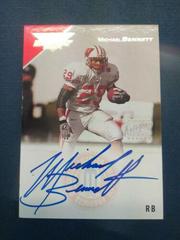 Michael Bennett [Certified Autograph] #104 Football Cards 2001 Topps Debut Prices