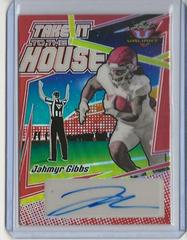 Jahmyr Gibbs [Red] #TH-JG1 Football Cards 2022 Leaf Valiant Autographs Take it to the House Prices