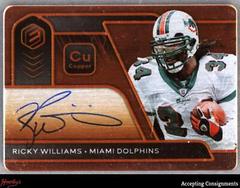 Ricky Williams [Copper] #SS-RW Football Cards 2020 Panini Elements Steel Signatures Prices