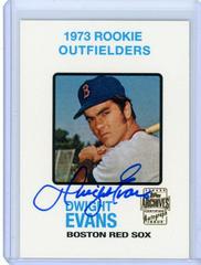 Dwight Evans #135 Baseball Cards 2001 Topps Archives Autographs Prices
