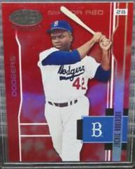 Jackie Robinson [Mirror Red Material] Baseball Cards 2003 Leaf Certified Materials Prices