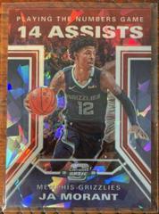 Ja Morant [Blue Cracked Ice] Basketball Cards 2019 Panini Contenders Optic Playing the Numbers Game Prices