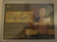 Colby Covington [Red] Ufc Cards 2016 Topps UFC Top of the Class Autographs Prices