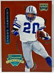 Barry Sanders [Accent] Football Cards 1996 Playoff Contenders Leather Prices