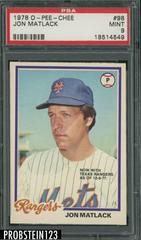 Jon Matlack #98 Baseball Cards 1978 O Pee Chee Prices