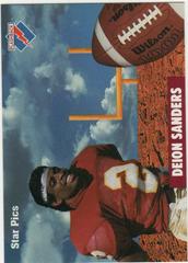 Deion Sanders #80 Football Cards 1991 Star Pics Prices