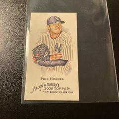Phil Hughes [Mini Bazooka Back] Baseball Cards 2008 Topps Allen & Ginter Prices