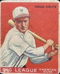 Hugh Critz Baseball Cards 1933 Goudey Prices
