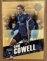 Cade Cowell [Gold] Soccer Cards 2022 Topps MLS Prices