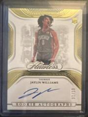 Jaylin Williams [Gold] #28 Basketball Cards 2022 Panini Flawless Rookie Autograph Prices
